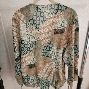 Giorgio Fiorlini Multi Color Blouse XL